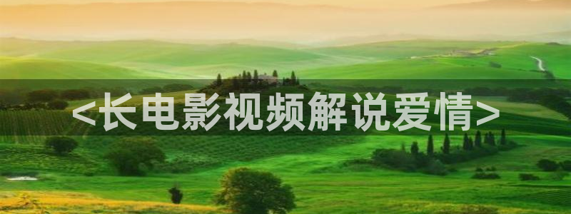 久久久久免费视频视频：<长电影视频解说爱情>